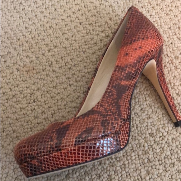 Michael Kors, Snake Print Heels - Picture 3 of 3